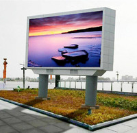 Guide Visuel Pilier Extérieur Double Face P4 P5 P6 P8 Écran d'affichage LED publicitaire en couleur