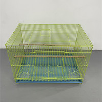 Cages à oiseaux de luxe de type animal de compagnie et matériaux métalliques stockés en gros