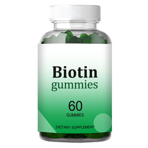 OEM/ODM Buen Precio de alta pureza 99% vitamina <span class=keywords><strong>H</strong></span> biotina suplemento gomitas de biotina - Product Image 1
