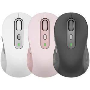 <span class=keywords><strong>Souris</strong></span> sans fil silencieuse pour bureau - <span class=keywords><strong>Souris</strong></span> <span class=keywords><strong>Bluetooth</strong></span> 3D double mode pour tablette, pour droitiers, convient aux grandes et petites mains, utilisation sur ordinateur de bureau - Product Image 2