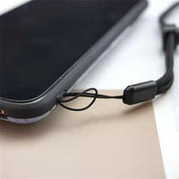 Cordones de correa de cuello largo ajustables tejidos promocionales personalizados para altavoz de teléfono USB lightstick walkie-talkie antorcha ventilador llave de juguete