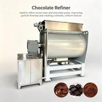 TUORONG 2000L Raffineuse de chocolat automatique à haut rendement, facile à utiliser, pour lait et noix, machine à concher le chocolat