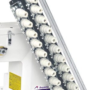 Machine à coudre industrielle manuelle à triple aiguille et double chaîne AS008-13032P, haute productivité, neuve - Product Image 4