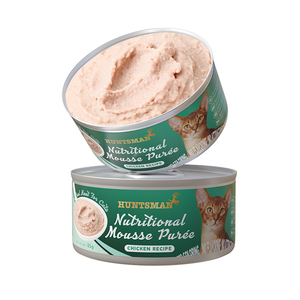 HUNTSMAN Nourriture humide nutritionnelle Mousse Pure 85g pour chat avec poulet, thon et saumon (à base de viande) Riche en protéines Sans céréales - Product Image 4