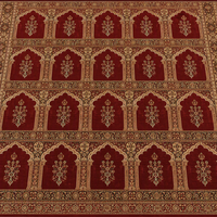 Moschee-Gebetsteppich mit Filigranem Bogendesign, Schallabsorbierend, Wasserabweisend, Maßanfertigung für Städtische Moscheen und Hauptgebetsräume