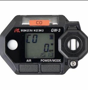 RIKEN KEIKI Portable Gas Detector GW-3 Series One Correction Temperature Display Display O2 CO H2S - Product Image 1