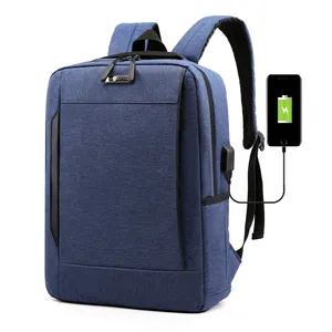 新款简约风格设计17英寸优质软背学校商务旅行笔记本电脑背包