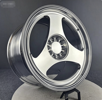 Jantes forgées monobloc JUWA, nouvelles, personnalisées, à trois branches, à lèvre polie profonde, 25 mm ET 5*114.3 5*120 5*112 pour Audi Tesla