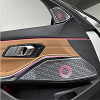 Pour BMW Série 3 G20 G28 2020-2025 – Kit de 4 caches lumineux pour éclairage d'ambiance des tweeters de porte avant