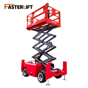 18m 모바일 FL 시저 리프트 쿠보타 디젤 엔진 1000kg 용량 자주식 고소작업대 제조업체 - Product Image 6