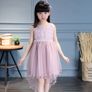 Vestidos de Algodón para Niñas, Bonitos y Elegantes, Vestidos de Encaje con Diseño de Flores - Product Image 6
