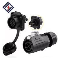 Connecteur d'alimentation circulaire étanche IP68 LP20 de qualité supérieure, 25A 600V, prise aviation pour câble extérieur, pour alimentation électrique