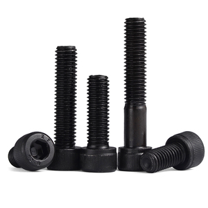 Vis hexagonale interne M5, filetage complet, filetage partiel, M5x6 50, M5x40 270, revêtement noir - Product Image 1