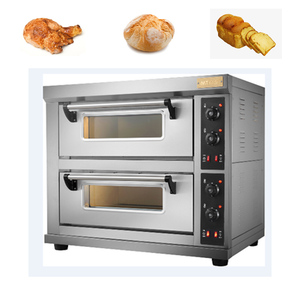 Four à gaz commercial à 3 plateaux à 6 plateaux pour pain ou gâteau de boulangerie avec affichage numérique de la température - Product Image 3