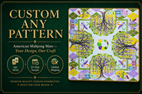 Tapis de Mahjong Américain en Acrylique Pliable, Portable, Luxe Moderne pour Casino, Jeux de Poker et Divertissement