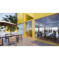 Maison préfabriquée en conteneur pour café, maison, restaurant, hôpital, chambre, usage commercial - Design moderne, taille personnalisable