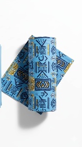 Tissu imprimé pagne wax malien pour femmes, textile ethnique coloré de haute qualité, matériau durable et confortable pour jupe et haut sur mesure - Product Image 4