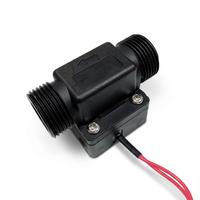 Interruptores de Flujo de Agua, Sensor Magnético de Láminas, Interruptor de Flujo de Agua Normalmente Abierto de 10W, Rosca Macho de 3/4 Pulgadas