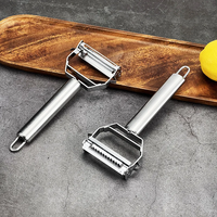 Gadgets de cuisine éplucheur julienne polyvalent éplucheur de légumes carottes pommes de terre éplucheur en acier inoxydable