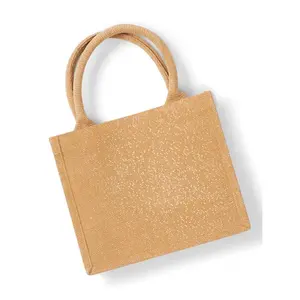 Shopper Shimmer Jute <b>Mini</b> <b>Gift</b> <b>Bag</b> personalized merchandising - Product Image 2