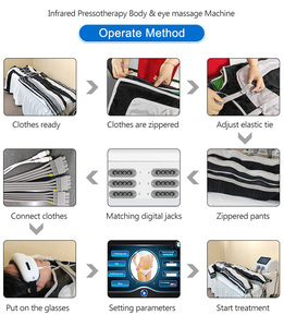 3 in 1 Pressotherapy Lymphatic Drainage <b>Machine</b> Air Pressure Slimming Suit Detox Body <b>Massage</b> for Beauty Center - Product Image 4