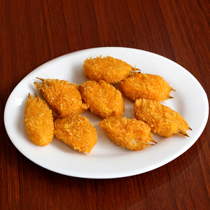 Zampa di Granchio Surgelata Impanata con Pinza Vera, Panko, Pronta <span class=keywords><strong>da</strong></span> Friggere, Zampa di Granchio in Surimi Aromatizzata, Fornitura per Ristoranti, Antipasto di Mare - Product Image 3