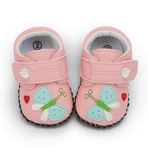 0-18 <b>Months</b> Toddler <b>Shoes</b> Cute Little Bear Love Heart Pattern PU Leather Non-slip Prewalker <b>Baby</b> Casual <b>Shoes</b> - Product Image 4