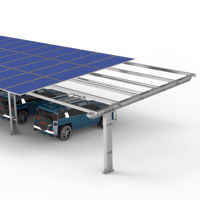 Kits de panneaux solaires avec structure de montage au sol en acier galvanisé, support de fixation pour station d'énergie photovoltaïque