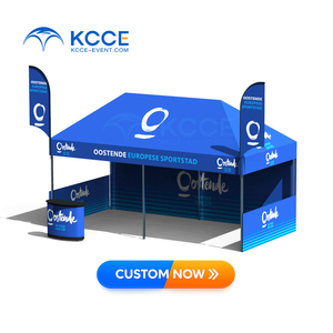 KCCE-Tienda con dosel de aluminio plegable para eventos, tienda de campaña promocional con proveedor de publicidad personalizada <span class=keywords><strong>10X10</strong></span> - Product Image 1