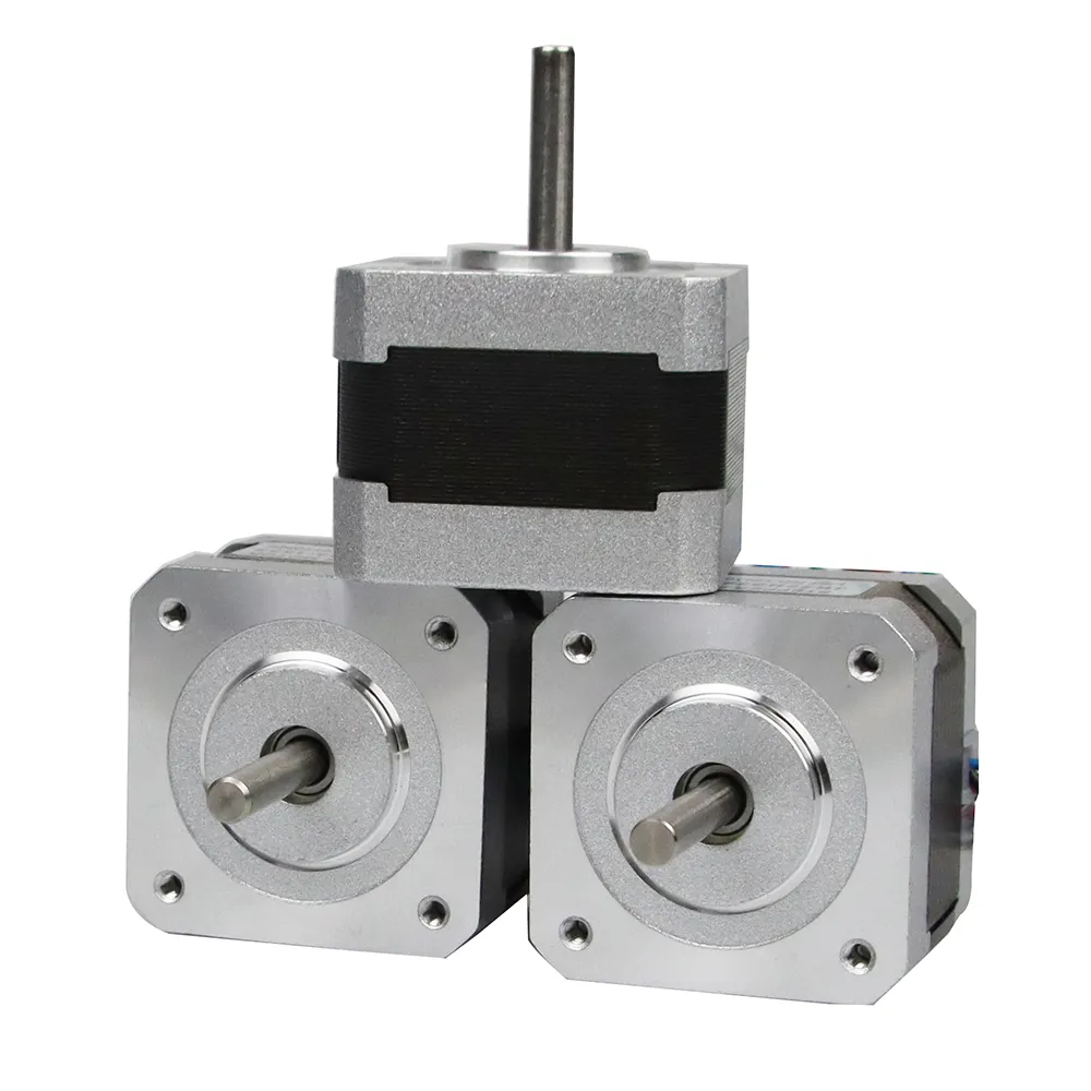 unipolar NEMA17 stepper motor 6 wires ,5mm shaft diameter,shaft can customized