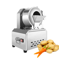Coupe-frites commercial, coupe-pommes de terre, machine à peler et à couper les frites de pommes de terre entièrement automatique
