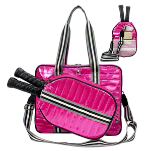 Women's Custom Large Tennis <b>Pickleball</b> <b>Racket</b> Gym Bag 30-40L Waterproof Nylon Portable Detachable Shoulder Strap Specific Design - Product Image 1