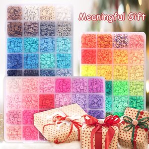 Diy Jewelry Set 72 Colors Polymer Clay Beads Kit For Children Bracelet Making Craft Supplies Rainbow Theme 9000pcs - Product Image 2