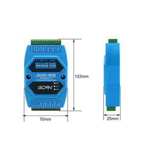 Mô-đun I/O từ xa phân tán GCAN-4038, có thể giao tiếp bus, thu thập dữ liệu I/O tương tự/kỹ thuật số đa kênh - Product Image 3