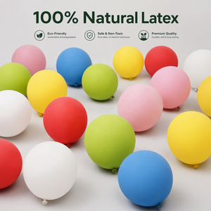 Ballons en latex de haute qualité, 100 pièces, 12 pouces, pour <span class=keywords><strong>d</strong></span>écoration de fête <span class=keywords><strong>d</strong></span>'anniversaire, <span class=keywords><strong>d</strong></span>'Halloween, de Noël, ballons à l'hélium noirs, lot de 100 ballons de 12 pouces - Product Image 6