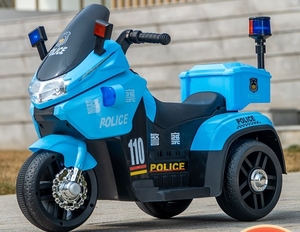 2025 polis bisiklet çocuklar elektrikli Pedal binmek bebek salıncak bisiklet ve slayt araba şarj oyuncak yaş 2-8 yıl pil <span class=keywords><strong>3</strong></span> tekerlekli bisiklet - Product Image 5