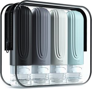 <span class=keywords><strong>Kit</strong></span> de bouteille de <span class=keywords><strong>voyage</strong></span> de 90ml, <span class=keywords><strong>kit</strong></span> de bouteille de toilette de <span class=keywords><strong>voyage</strong></span> étanche approuvé par la Tsa pour <span class=keywords><strong>avion</strong></span>, <span class=keywords><strong>kit</strong></span> de bouteille de toilette de <span class=keywords><strong>voyage</strong></span> en silicone de recharge - Product Image 4