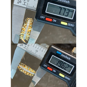 อาซูโอ 18K วินเทจแหวนทองคำแท้เพชรธรรมชาติ 0.30 กะรัตหรูหราสวมใส่ทุกวันเครื่องประดับของขวัญสำหรับผู้หญิงวันเกิดปาร์ตี้ - Product Image 5