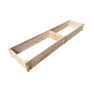 Macetas de madera natural para jardinería, cultivo de verduras, flores, cama de jardín, caja de maceta elevada de madera - Product Image 3