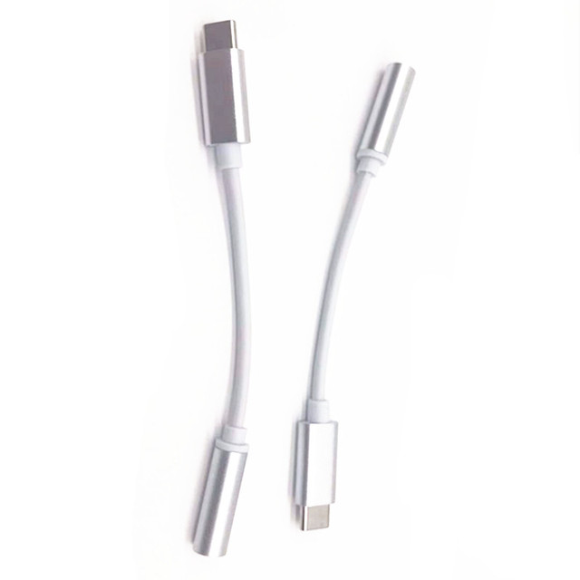 High Quality Connector Type c to 3.5mm Headphone Jack Audio Adapters Cable