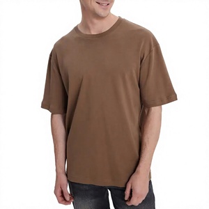 เสื้อยืดโอเวอร์ไซส์คลาสสิก ทรงบ็อกซี่ฟิต ผ้าฟอกสี ดีไซน์แขนสั้น พรีเมียม แคชชวล แฟชั่นสุดเท่ - Product Image 1