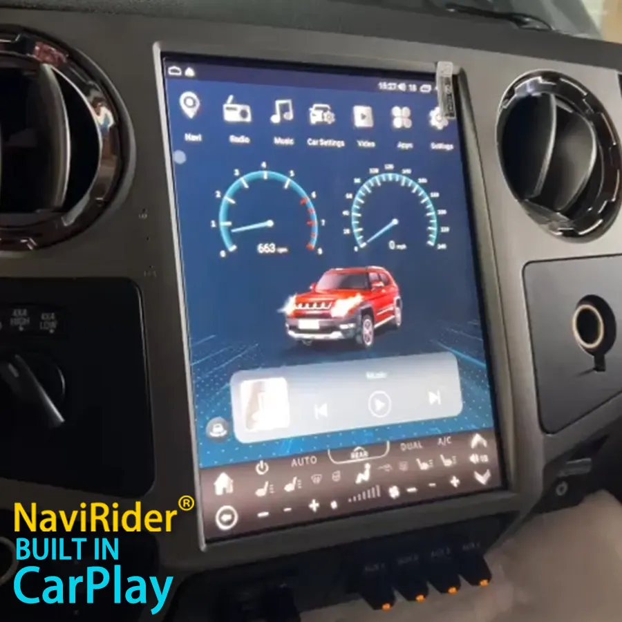 12.1 "Tesla Android Screen Radio per Ford F250 F350 F450 F650 2008 2016 GPS Carplay Car Multimedia Video Player Stereo Head Unit