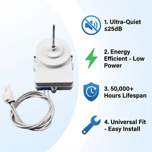 Moteur de ventilateur mini BLDC 12V 18V sans balais à dégivrage rapide pour congélateur SAMSUNG LG, référence ADL-5848ARCA - Product Image 2