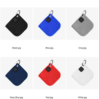 Serviette de golf magnétique à motif gaufré, nettoyeur de clubs à aimant de force industrielle, serviette de golf personnalisée en microfibre pour balles de golf