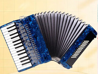 30 Keys 48 Bass Professional Diatonic Accordion Wood Adults Graded Performance Beginner Keyboard Instrument