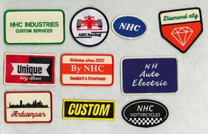 高品質カスタムロゴデザイン刺繍バッジ高品質アイロン接着衣類3Dロゴ刺繍パッチ（トラッカーハット用） - Product Image 5