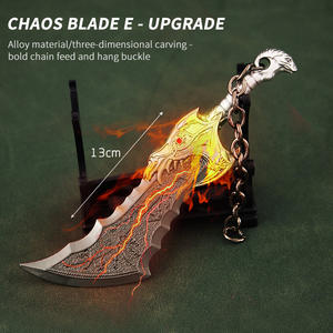 Porte-clés <span class=keywords><strong>God</strong></span> of <span class=keywords><strong>War</strong></span> Lames du Chaos <span class=keywords><strong>Ragnarok</strong></span> Athéna 13cm Cadeau Nouveau Produit - Product Image 2