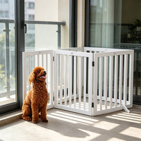 Barrière de sécurité pour animaux de compagnie, barrière d'escalier, barrière pour chiens, double porte, protection intérieure pour chiens et chiots, couloir, escalier, protection de la maison