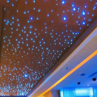 Moteur d'éclairage LED à fibre optique RGBW 45W multicolore professionnel en aluminium pour lustre de plafond