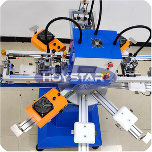 Machine d'impression d'écran en soie de boîte à lunch en plastique de 3 couleurs pour la boîte de mousse de récipient de nourriture - Product Image 3